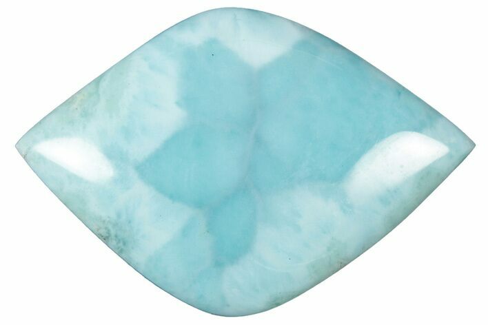 Polished Larimar Cabochon - Dominican Republic #315212